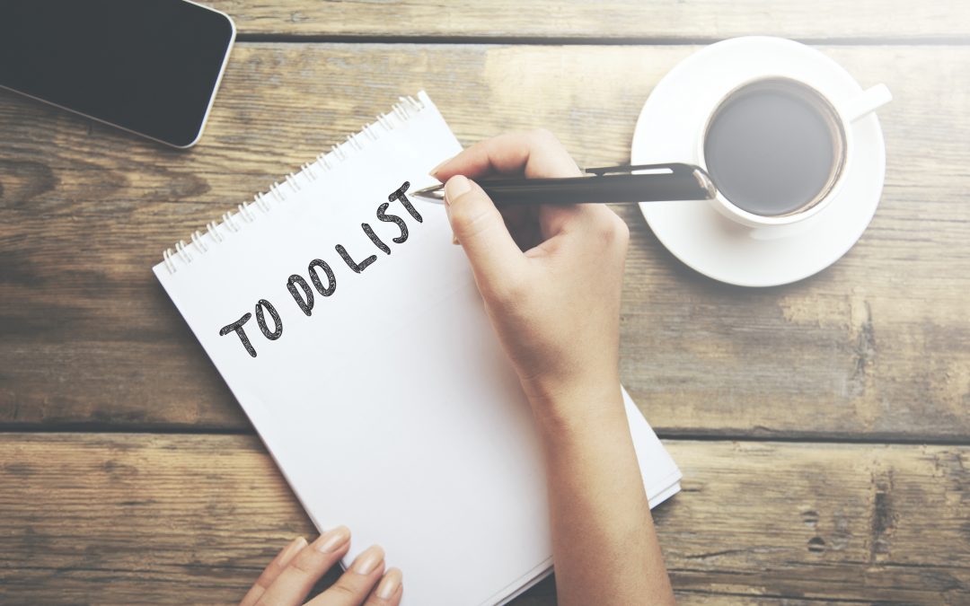 " to do list" text on notebook